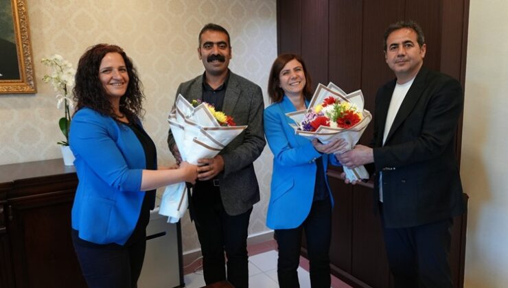 DEM Parti’den DBB Eş Başkanlarına ziyaret