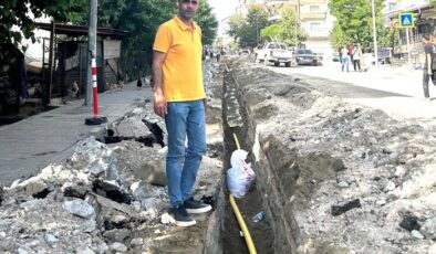 Kulp’ta doğalgaz çalışması sürüyor