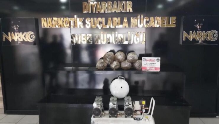 Diyarbakır’da narkotik operasyonu