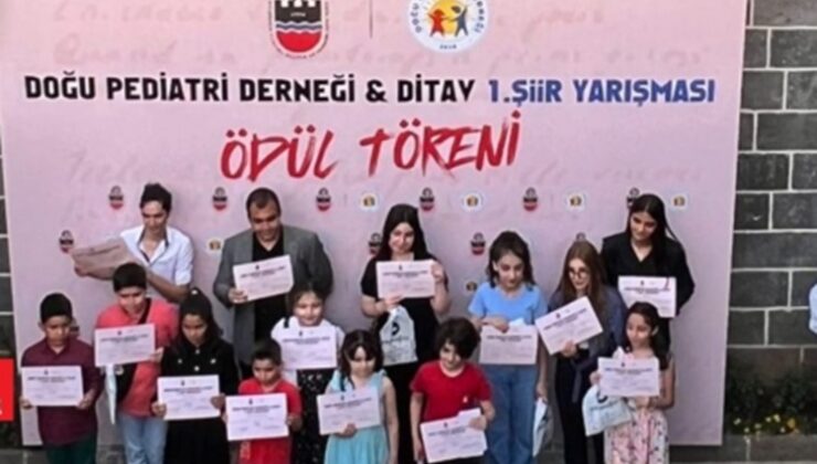110 Çocuğun Katılımıyla şiir yarışması düzenlendi