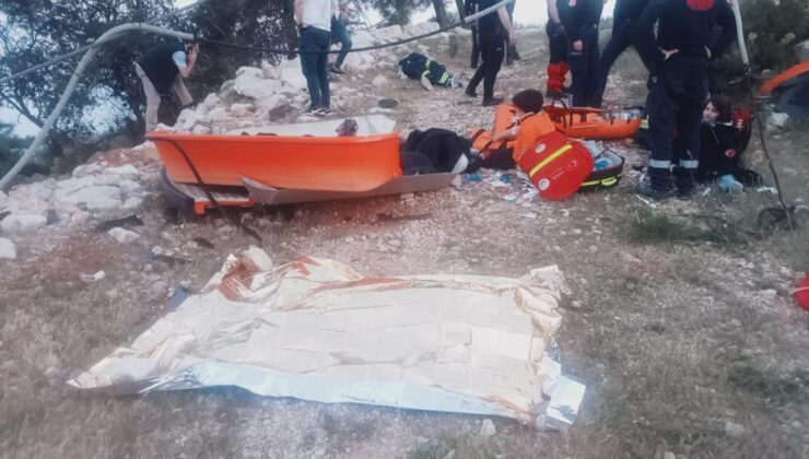 Antalya’da teleferik faciası: 1 ölü, 2’si çocuk 7 yaralı
