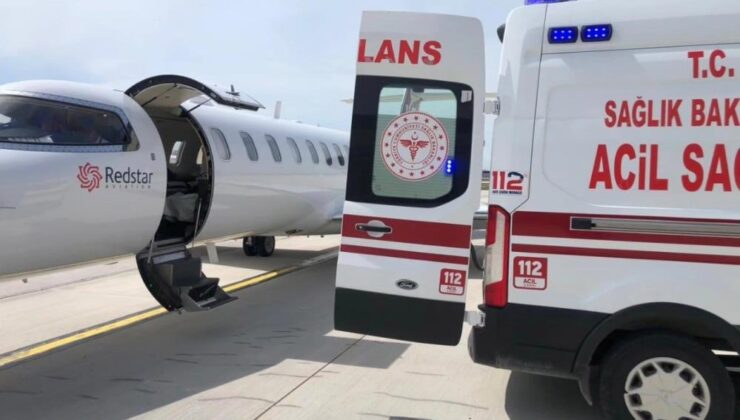 Van’da kalp hastası bebek için ambulans uçak havalandı