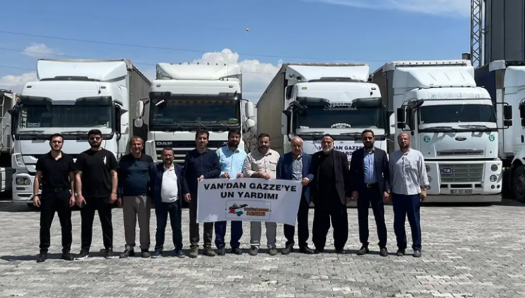 Van’dan Gazze’ye yardım eli: 150 ton un yola çıktı