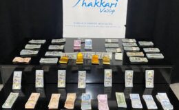 358 bin 430 dolar ile 4 kilo kaçak altın ele geçirildi