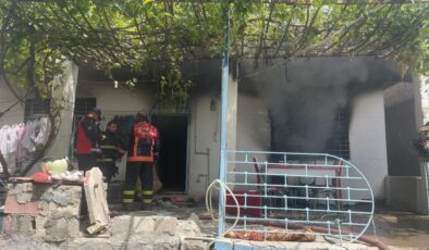 Mardin’de yangın: 2 çocuk dumandan etkilendi