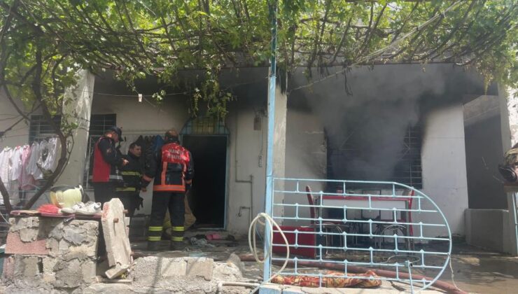 Mardin’de yangın: 2 çocuk dumandan etkilendi