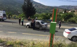 Elazığ’da trafik kazası: 1 ölü, 6 yaralı