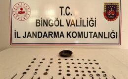 Bingöl’de 63 adet obje ele geçirildi: 2 gözaltı