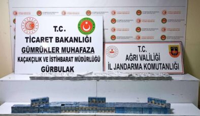 Ağrı’da 830 paket kaçak sigara yakalandı