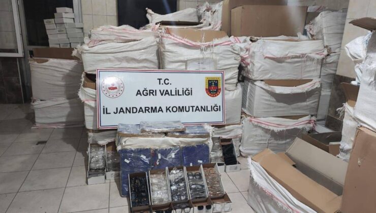Ağrı’da büyük kaçakçılık operasyonu
