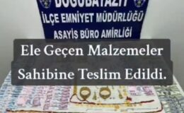 Ağrı’da milyonluk hırsızlık operasyonu
