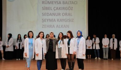 BEÜ’de beslenme ve diyetetik önlük töreni yapıldı