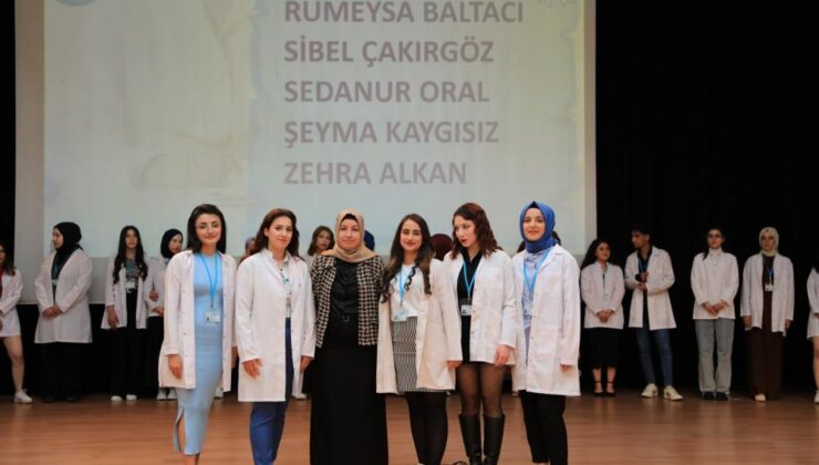 BEÜ’de beslenme ve diyetetik önlük töreni yapıldı