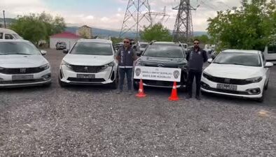 Bingöl’de, çalıntı, otomobiller, bulundu