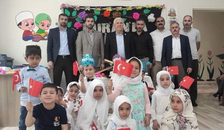 Çermik’te çocuklar Kur’an sevinci yaşadı