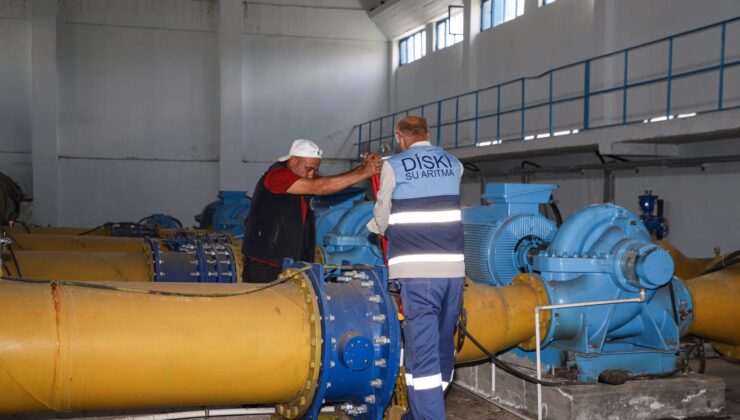 DİSKİ’den kesintisiz su için bakım ve onarım çalışması