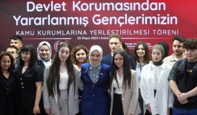 Devlet korumasından 600 genç kamuya yerleştirildi