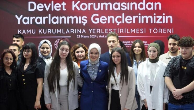 Devlet korumasından 600 genç kamuya yerleştirildi