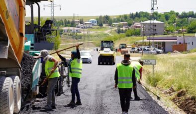 Diyarbakır büyükşehir belediyesinden asfalt çalışması