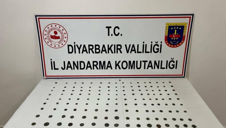 Diyarbakır’da 145 adet sikke ele geçirildi