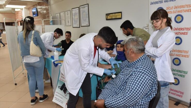 Diyarbakır’da hipertansiyon günü bilgilendirmesi