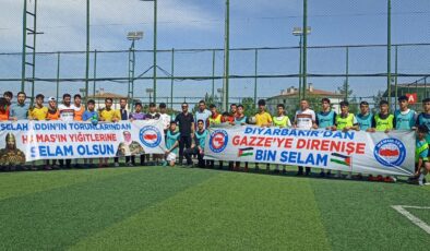 Diyarbakır’da Gazze Kardeşlik Futbol Turnuvası düzenledi