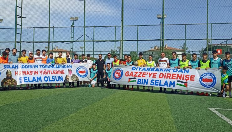 Diyarbakır’da Gazze Kardeşlik Futbol Turnuvası düzenledi