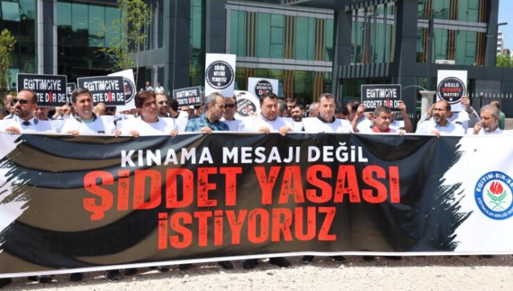 Diyarbakır’da eğitimciler kendilerine yönelik şiddete dikkat çekti