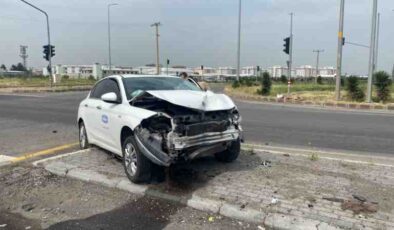 Diyarbakır’da trafik kazası: 1 kişi yaralandı