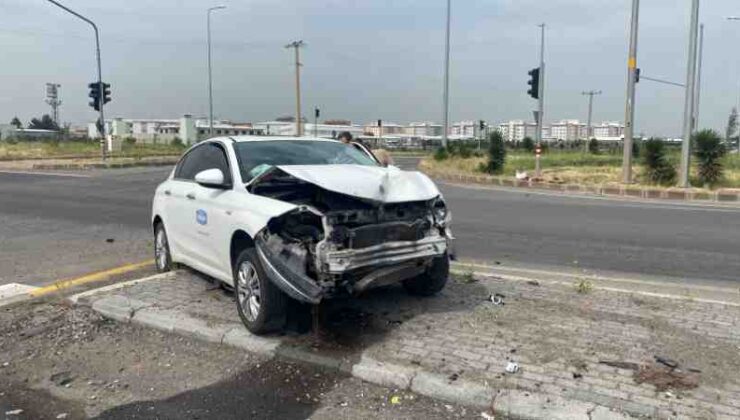 Diyarbakır’da trafik kazası: 1 kişi yaralandı