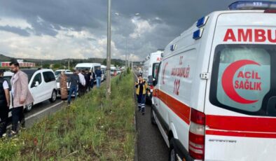 Diyarbakır’da zincirleme kaza: 2 yaralı