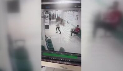 Doktora bıçaklı saldırı girişimi güvenlik kamerasında