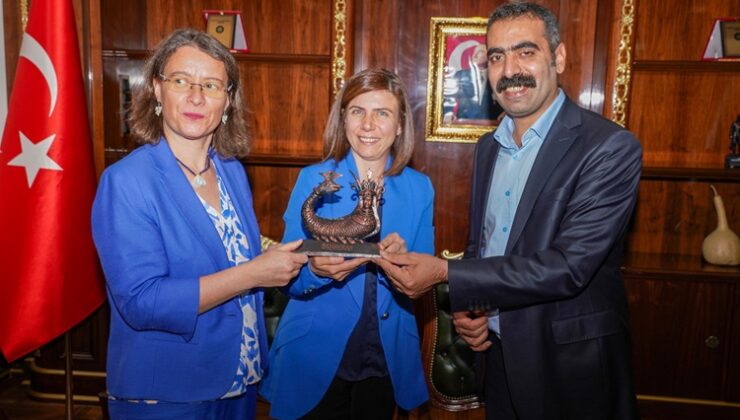 Fransa Büyükelçisinden Eş Başkanlara nezaket ziyareti