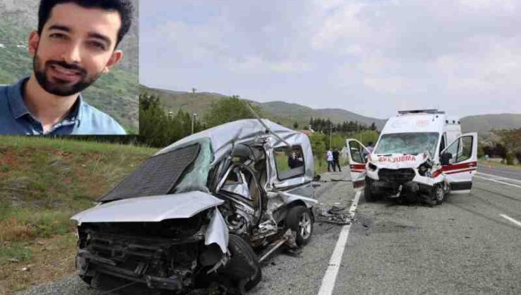 Erzincan’da öğretmen trafik kazasında hayatını kaybetti