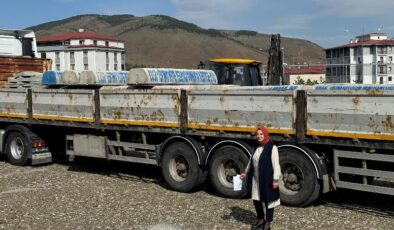 Erzincan’da hayvanlar için su temini