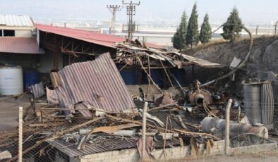 Fabrikadaki patlamanın boyutu gün ağarınca ortaya çıktı