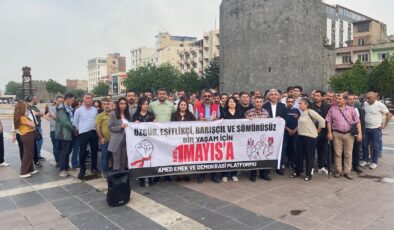 Sendikalar 1 Mayıs için Diyarbakır’dan Batman’a hareket etti