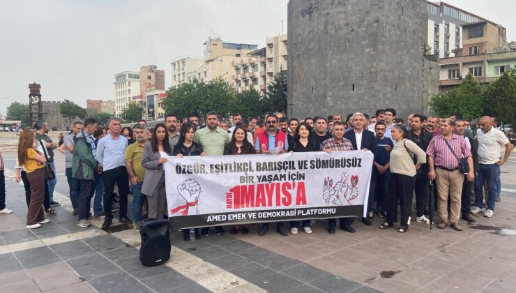 Sendikalar 1 Mayıs için Diyarbakır’dan Batman’a hareket etti