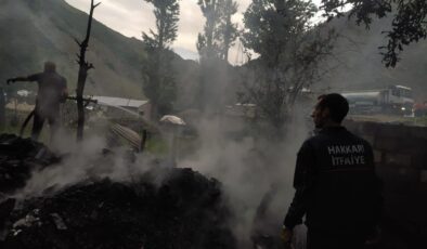 Hakkari’deki yangına hızlı müdahale