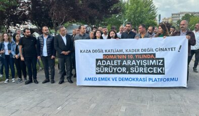 Diyarbakır’da Soma’da yaşamını yitirenler unutulmadı