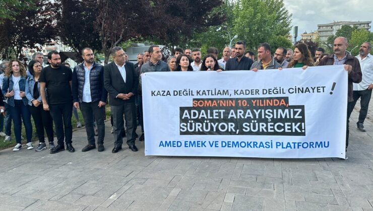 Diyarbakır’da Soma’da yaşamını yitirenler unutulmadı