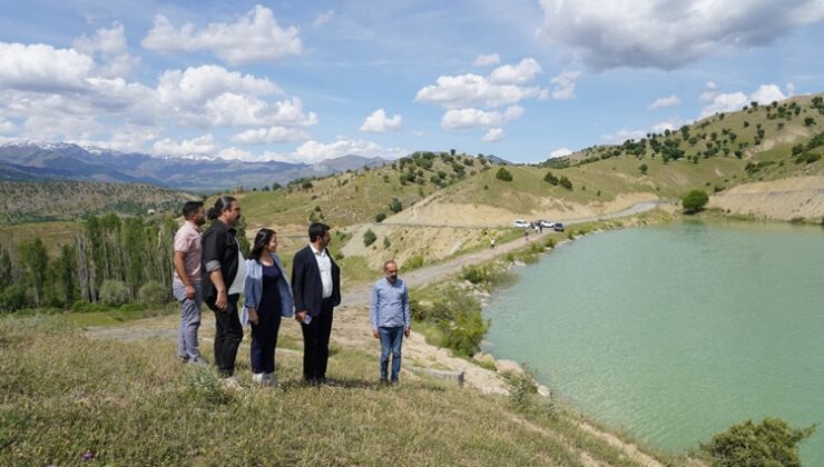 Kulp İlçesine Bağlı Özbek ve Uzunova Mahallelerinde ki Araziler Suyla Buluşuyor