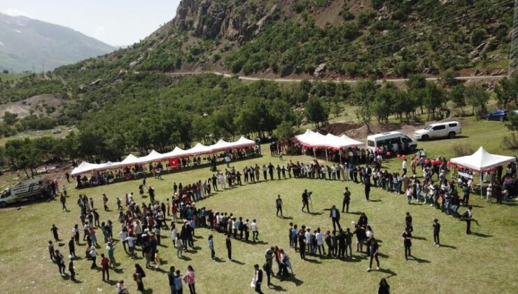 Beytüşşebap’ta rengarenk uçurtma şenliği
