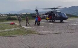 Kaybolan vatandaş helikopterle kurtarıldı