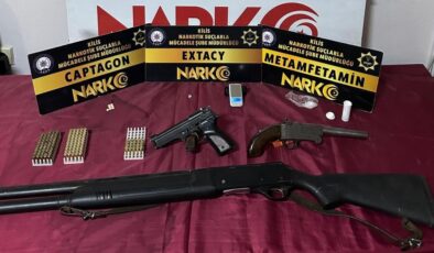 Kilis’te uyuşturucu operasyonu: 4 şüpheli tutuklandı