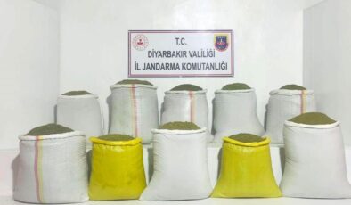 Lice’de 536 kilo esrar ele geçirildi