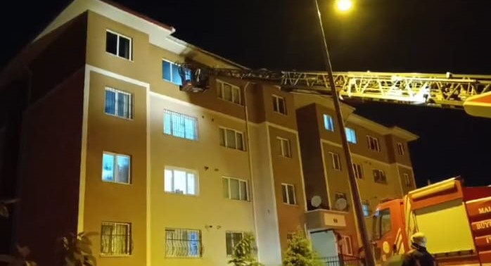 Malatya’da ev yangını maddi hasara yol açtı