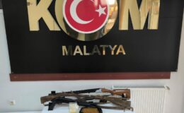 Malatya’da silah operasyonu: 2 gözaltı