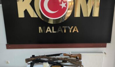 Malatya’da silah operasyonu: 2 gözaltı