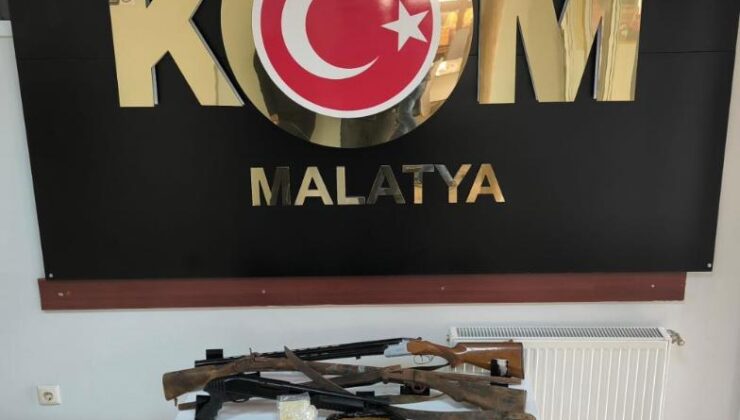 Malatya’da silah operasyonu: 2 gözaltı